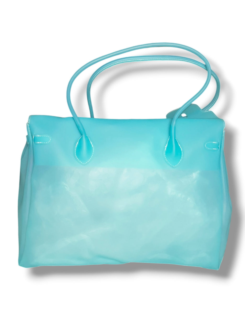 AQUA BLUE JELLY BAG