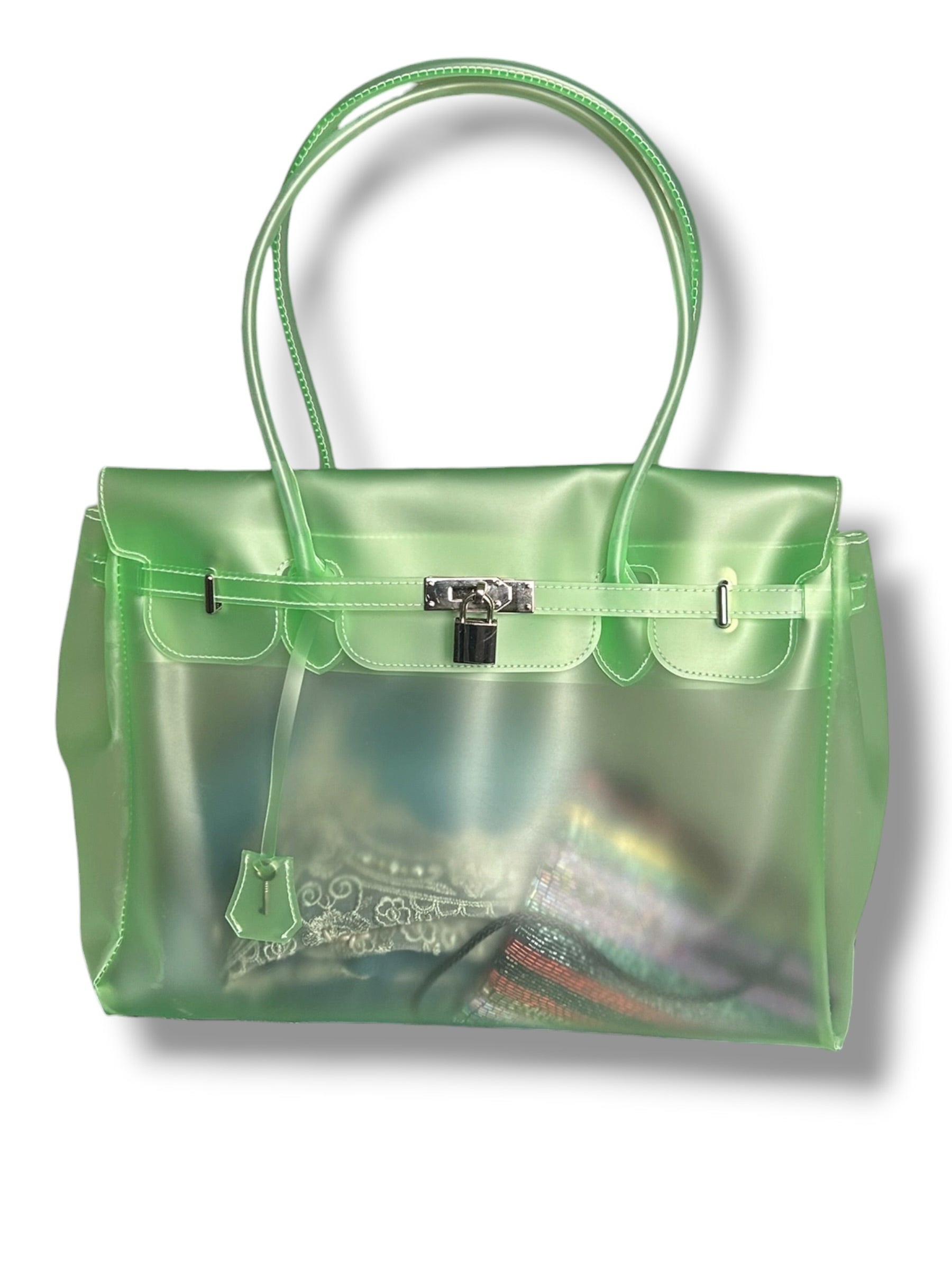 SPEARMINT GREEN JELLY BAG