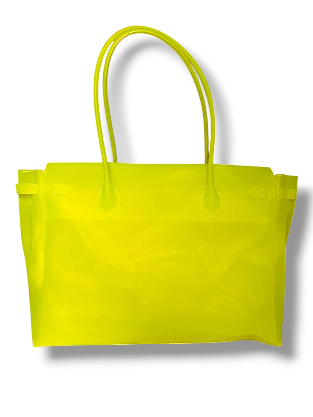 NEON LIME JELLY BAG