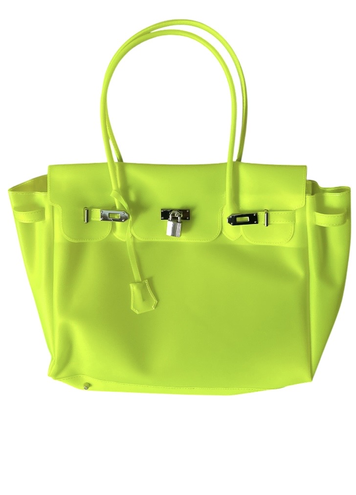 NEON LIME JELLY BAG
