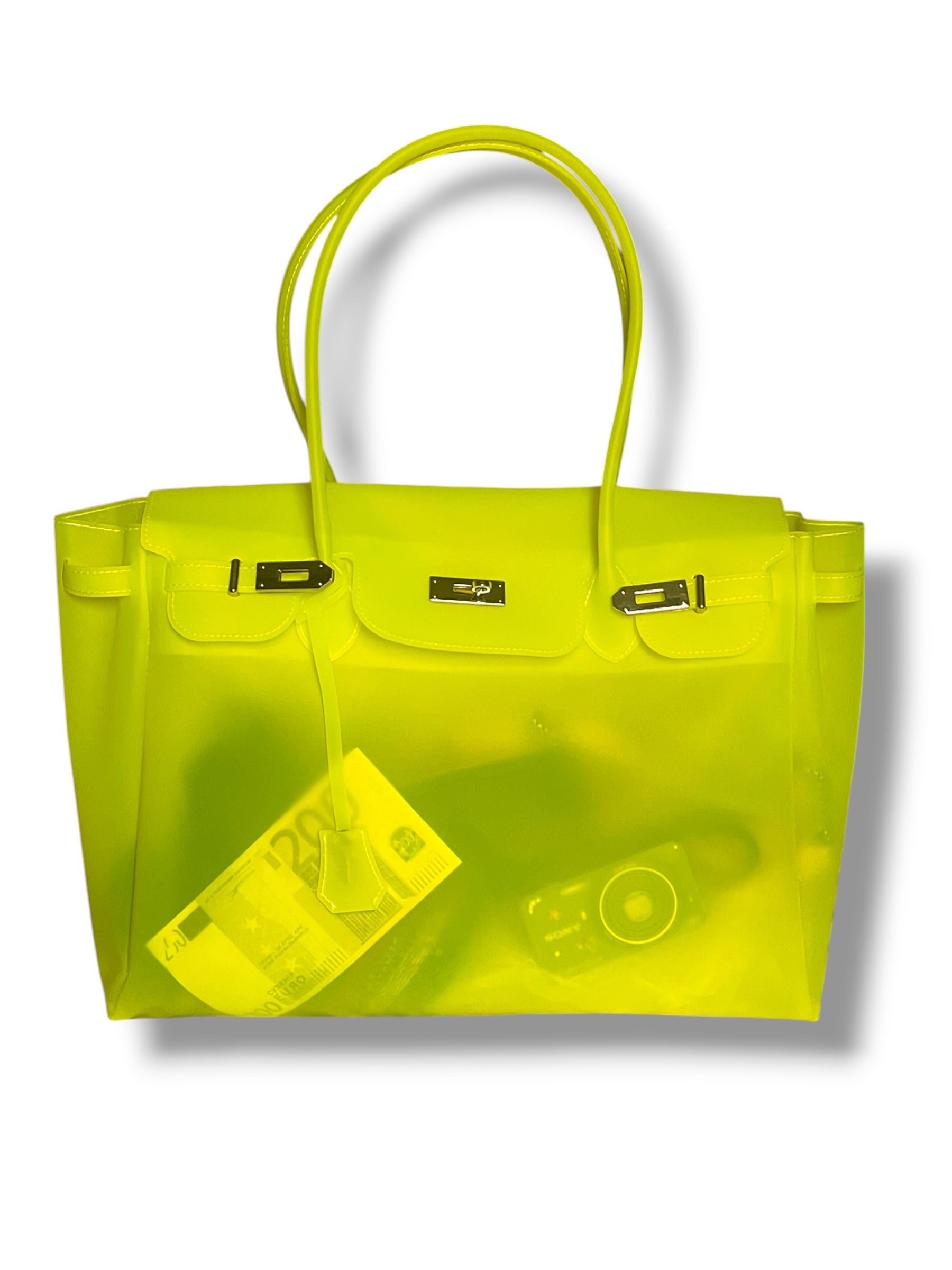 NEON LIME JELLY BAG