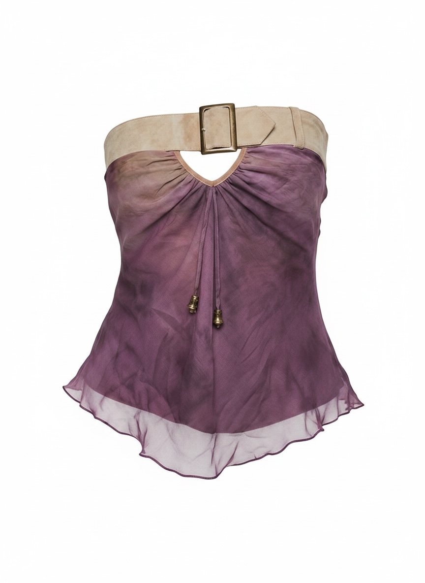 2008 silk purple tube top